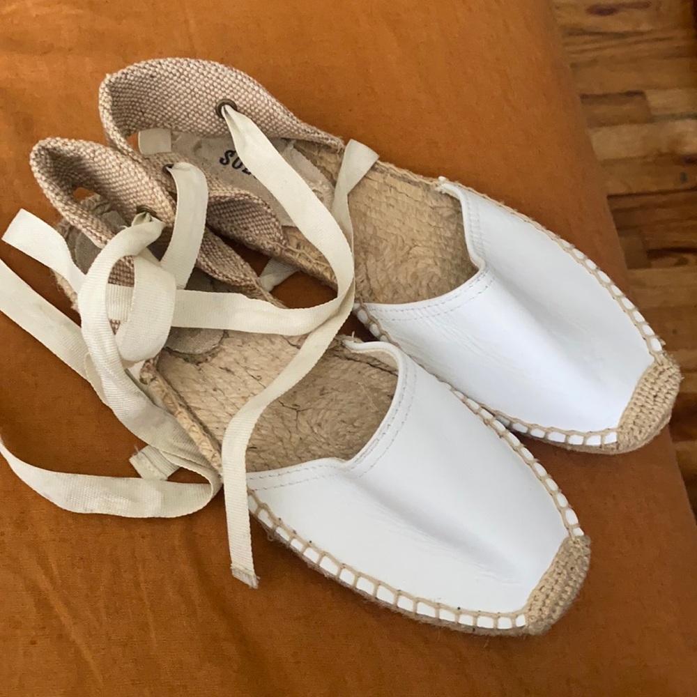 White soludos espadrilles